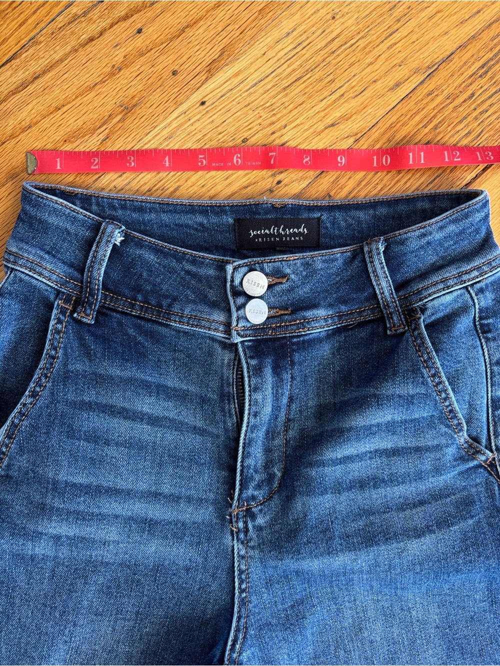 Risen for Social Threads Wide-Leg Trouser Jeans with High Rise - Picture 8 of 13